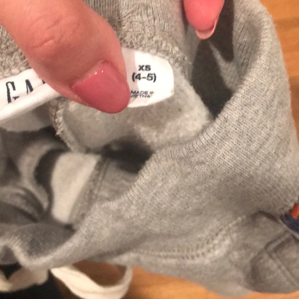 GAP Kids Gray Logo Athletic Shorts with Side Stripe